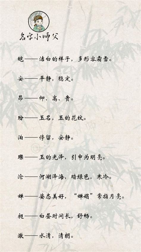 適合取名的字|取名字網站